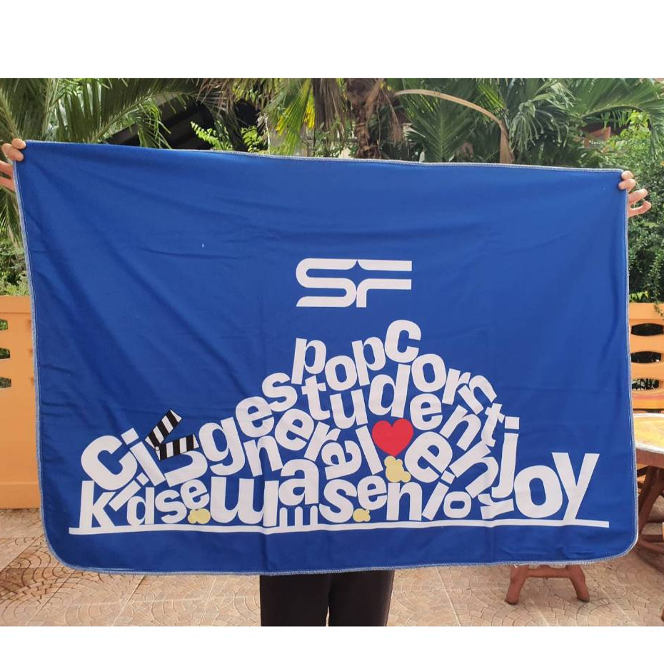 (ของพรีเมี่ยม) ผ้าห่ม SF ขนาด 30x40นิ้ว