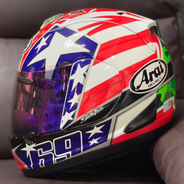 🚛พร้อมส่ง💨💥แถมฟรีชิวปรอท💥  Rx-7 RR5 Nicky Hayden 69 ลายแตงโม งาน 1:1 ตัวเทพสุดโลโก้สกรีน