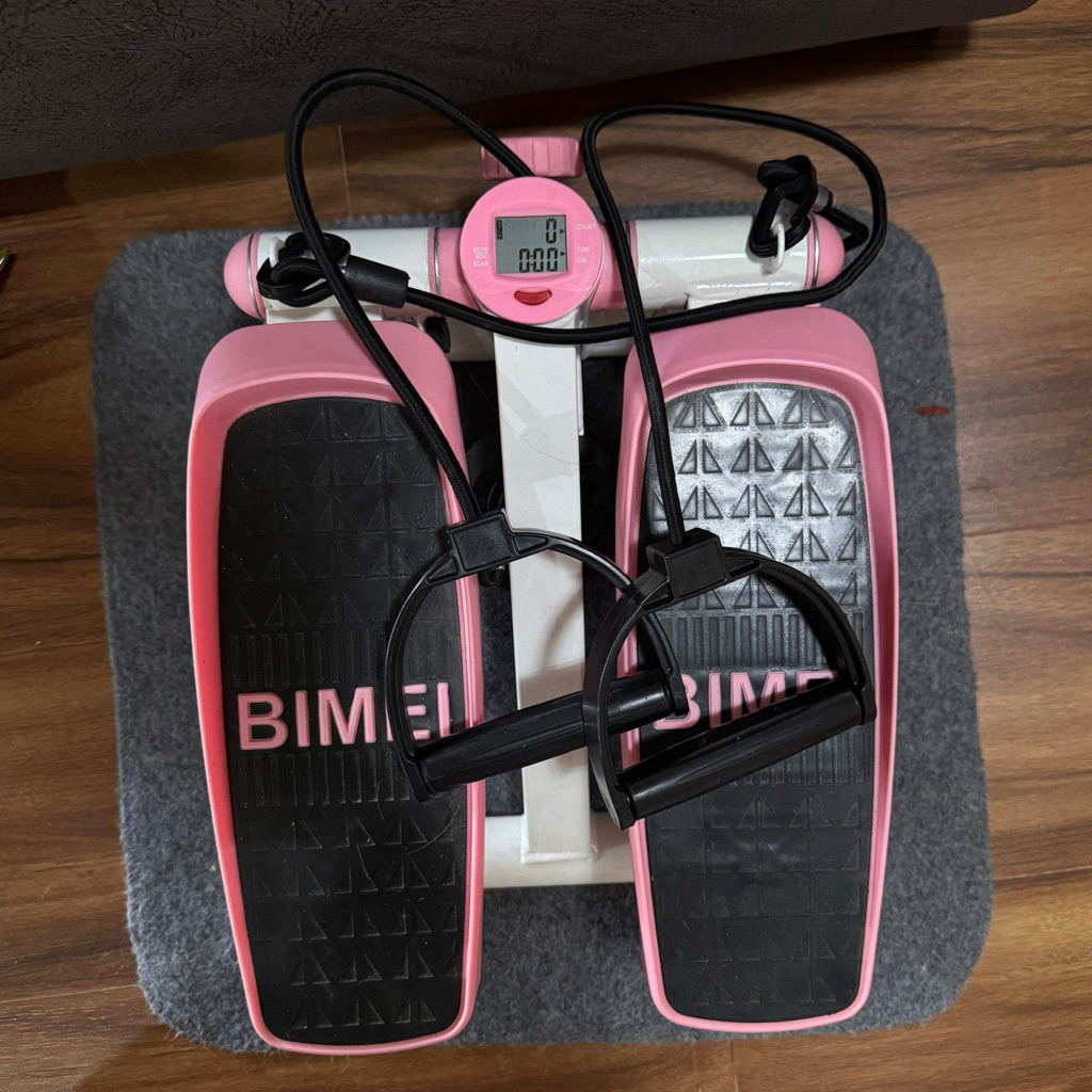 ⚠️ Mini Stepper เครื่องออกกำลังกายแบบก้าวเหยียบ มาพร้อมสายแรงต้าน การออกกำลังกายในร่ม เครื่องออกกำลั