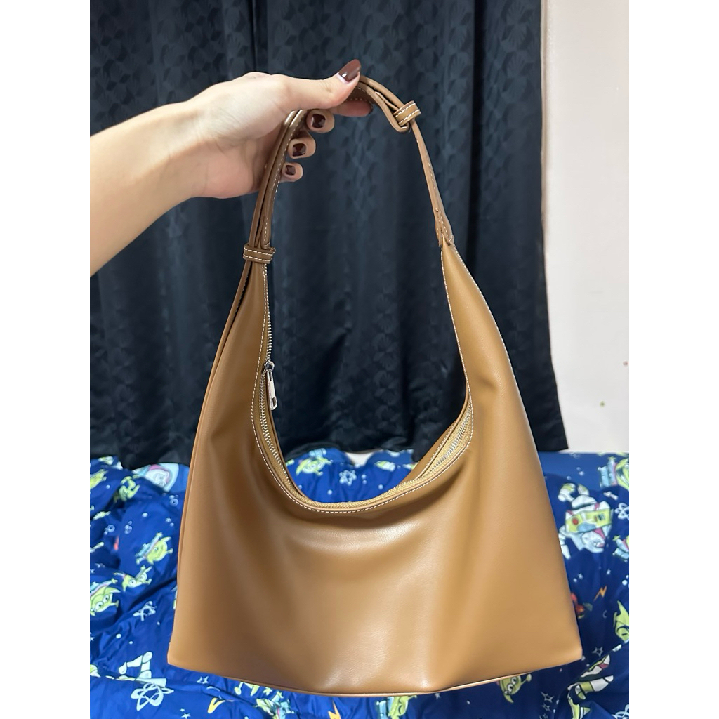 used* knackbag hobo(L)- coffee