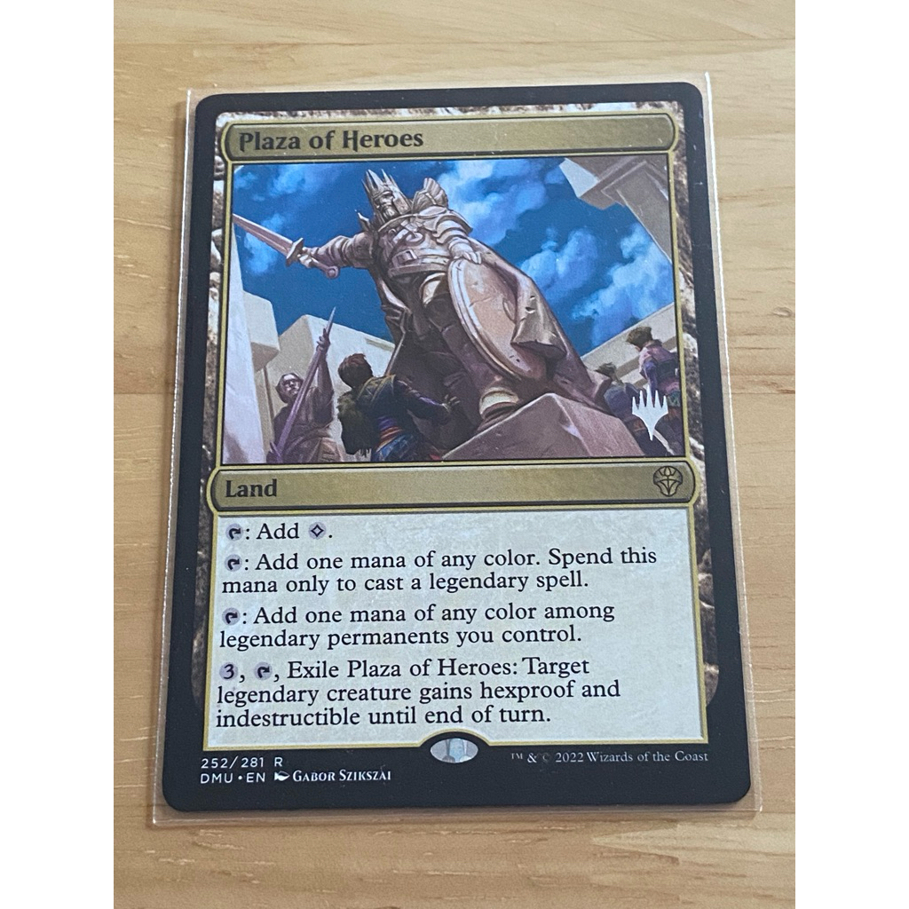 [MTG][DMU][EOS] Plaza of Heroes การ์ดแท้ Magic The Gathering