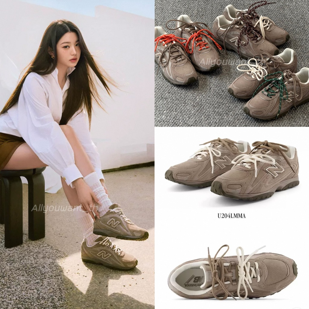 (Preorder) New Balance 204L Beige Suede 🤎 แถมเชือกหนังน้ำตาล ของแท้ 100%❤️‍🔥(มีหลักฐานการสั่งซื้อ)