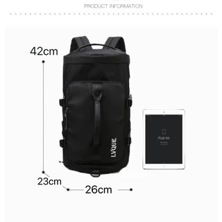 SJ3012กระเป๋าฟิตเนสสะพายไหล่สำหรับผู้ชาย กระเป๋าเดินทางเพื่อการเดินทางเพื่อธุรกิจ ความจุขนาดใหญ่ กระเป๋าถือสำหรับเก็บสัม