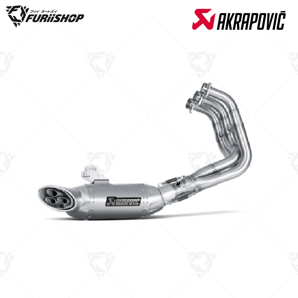 ท่อสูตร/ท่อแต่ง/ท่อไอเสีย Akrapovic titanium ตัว 3 รู Aluminium Logo Limited  : for Yamaha XSR900 20