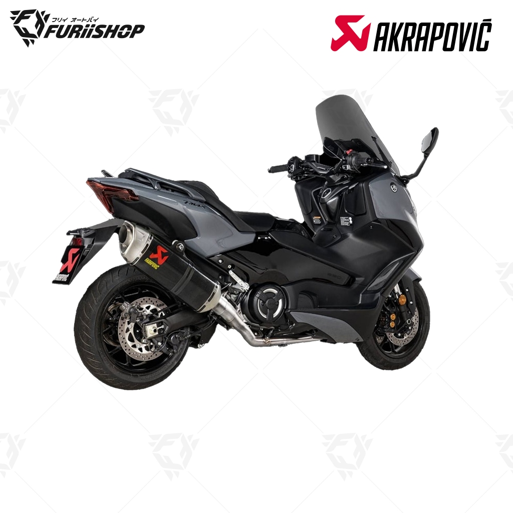 ท่อสูตร/ท่อแต่ง/ท่อไอเสีย Akrapovic Carbon GP (2025) : for Yamaha TMAX530-Tmax560