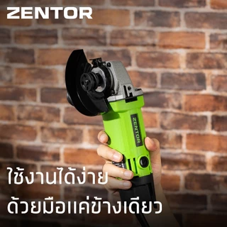 Zentor [ฟรีแผ่นตัด10 ชิ้น] เครื่องเจียร์ หินเจียร์ ไฟฟ้า ลูกหมู 4 นิ้ว 680วัตต์ Angle Grinder