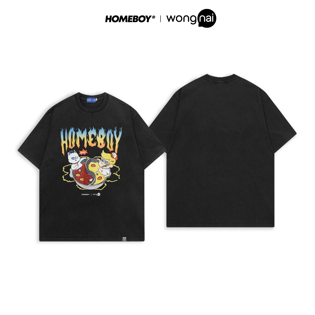 ❗️[ส่งเร็ว กทม. 1 วัน]❗️HOMEBOY x WONGNAI เสื้อ UNISEX รุ่น HB.MIX.POTS.SABU