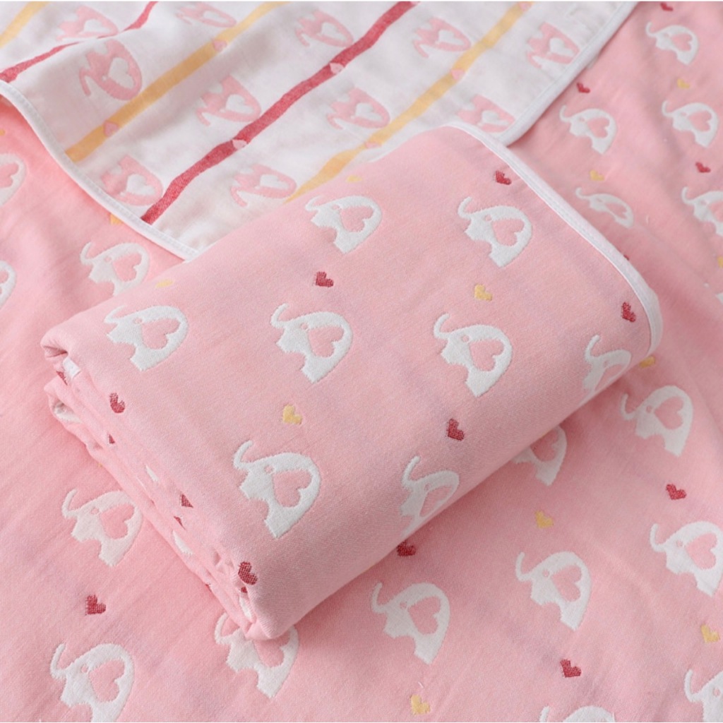 ผ้าขนหนูสาลู ผ้าเช็ดตัวสาลู รุ่น 6 ชั้นขนาด70x140cm - รูปที่ 6