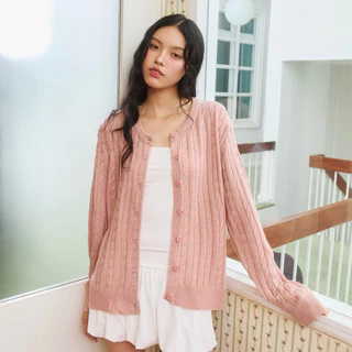 molly cardigans เปีย คาร์ดิแกน ไหมพรม คอกลม ไซส์ใหญ่