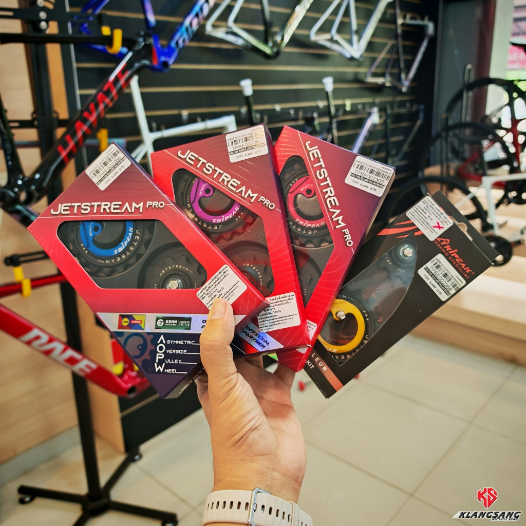 ลูกรอกซิ่ง Tripeak Jetsteam Pro Gen. 2 Pulley ขนาด 12/18T (Wheel Kits) รับประกัน 4 ปี