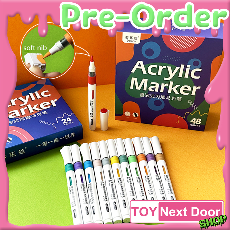 Doloha Acrylic Marker รีวิว: ปากกาสูตรน้ำ ไร้กลิ่น สำหรับโมเดลและงานคราฟต์