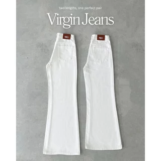 [กดโค้ดหน้าร้านลด 25%] Riley.apparels - Virgin Jeans กางเกงยีนส์ 2ความยาว ทรงกระบอกกลางปลายขาม้า 7012