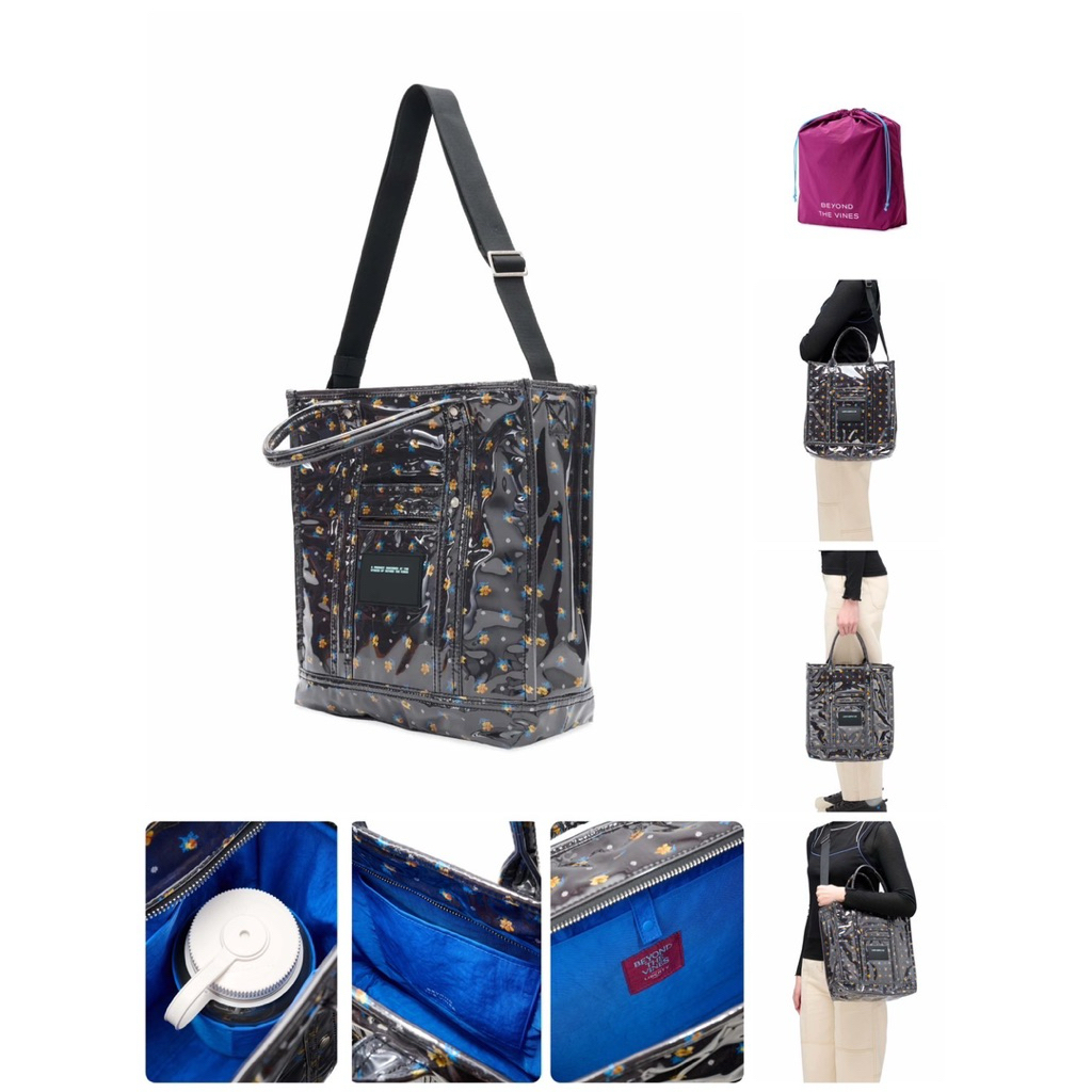 Beyond the Vines BTV พร้อมส่ง จากช็อปไทย กระเป๋า LIBERTY FABRIC Crunch Carryall 02