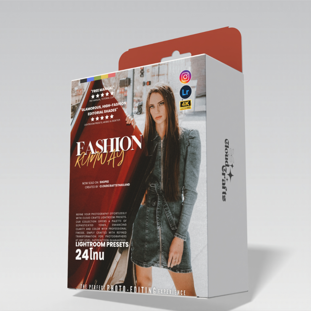 Fashion Blogger | 24โทน | ฟิลเตอร์แต่งภาพพรีเมี่ยม | Lightroom | Pro-Grade Edits | Crafted By CloudC