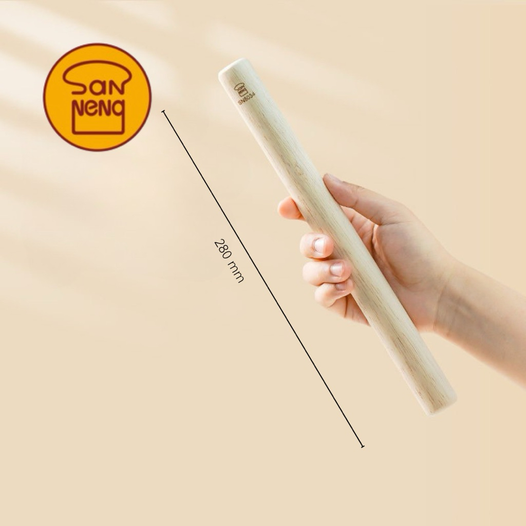 ไม้รีดแป้ง ไม้คลึงแป้ง rolling pin Chefmade WK9261 / Sanneng 8034