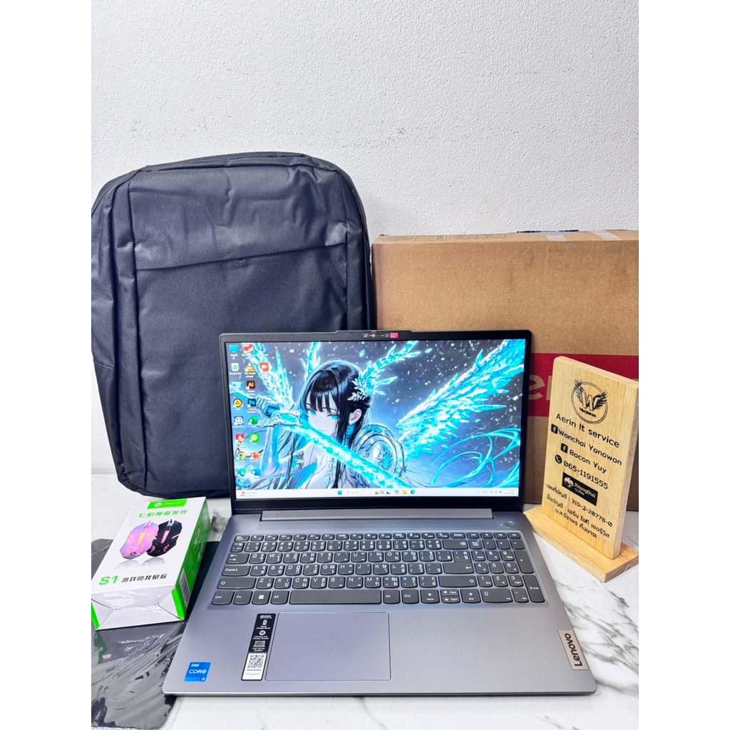 💻 ปล่อย Lenovo IdeaPad Slim 3 15IRU8 มือสองหลุดจำนำ 📦 มาพร้อมกล่อง + อุปกรณ์ครบ 🛡️ ประกันศูนย์เหลือ 