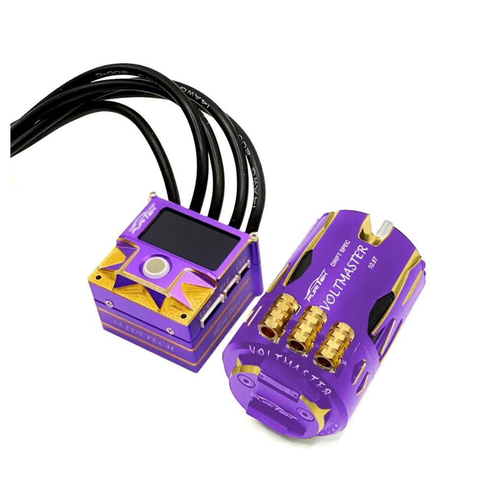 Furitek SlideVolt 1/10 Drift Sensored Brushless ESC & Motor Combo เซ็นเซอร์พร้อมจอแสดงผล OLED FUR-2656 FUR-2657 FUR-2658