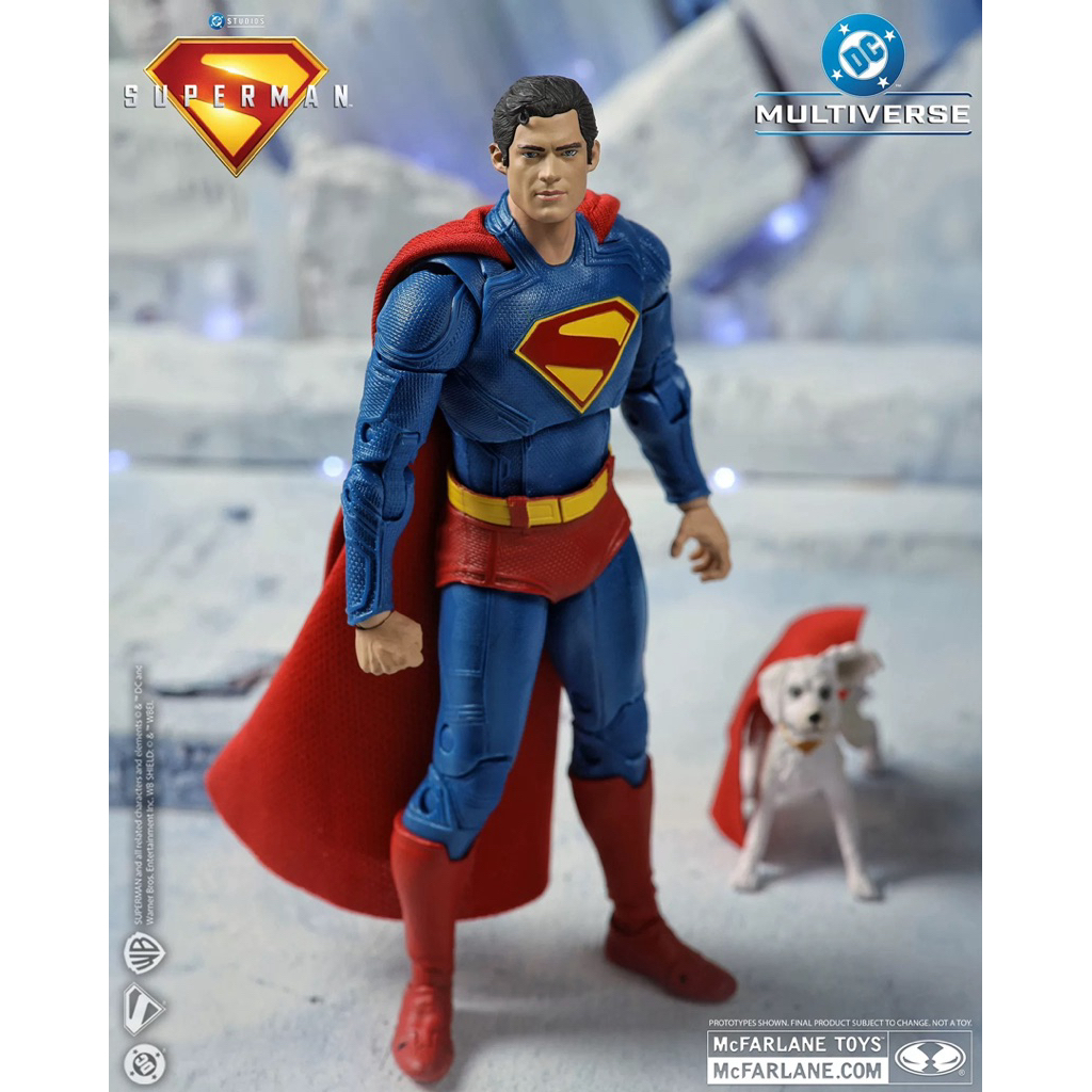 Superman & Krypto (2025 Superman Movie) McFarlane DC Multiverse Action Figure 18 cm