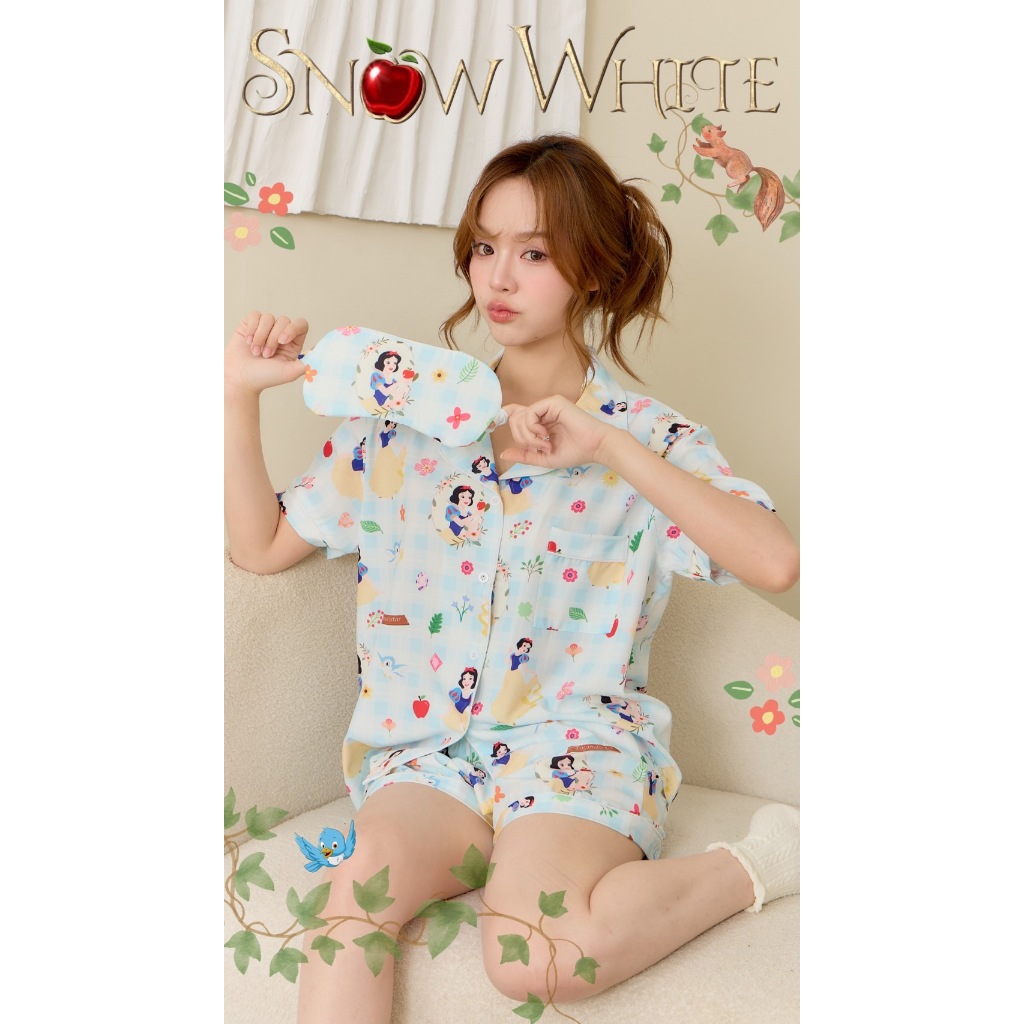 ชุดนอน 41st Collection 'S n o w W h i t e' สี Bluewish