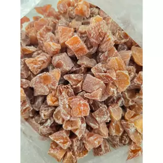 บ๊วยชิ้น อร่อย ใหม่ บ๊วยชิ้นสามรส (Dried plum) บ๊วยตัดชิ้น ไร้เม็ด อบแห้ง มี 2 ขนาดให้เลือก