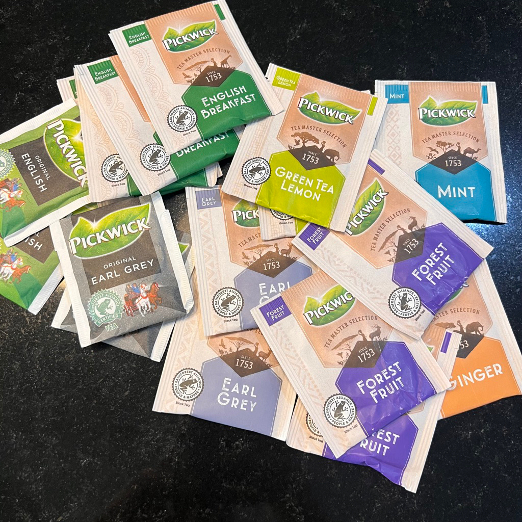 (พร้อมส่ง) ชาซอง Pickwick Tea ชาพิควิค ชา แบบซอง แบ่งขาย ชาคุณภาพดีจากยุโรป ชงจิบอุ่นๆ กลิ่นหอมๆ เพื่อสุขภาพที่ดี