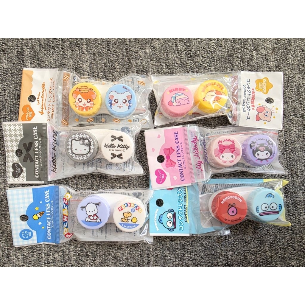 พร้อมส่ง // ตลับใส่ของ ใส่คอนแทคเลนส์ ลิขสิทธิ์ ลายการ์ตูน นำเข้าจากญี่ปุ่น
