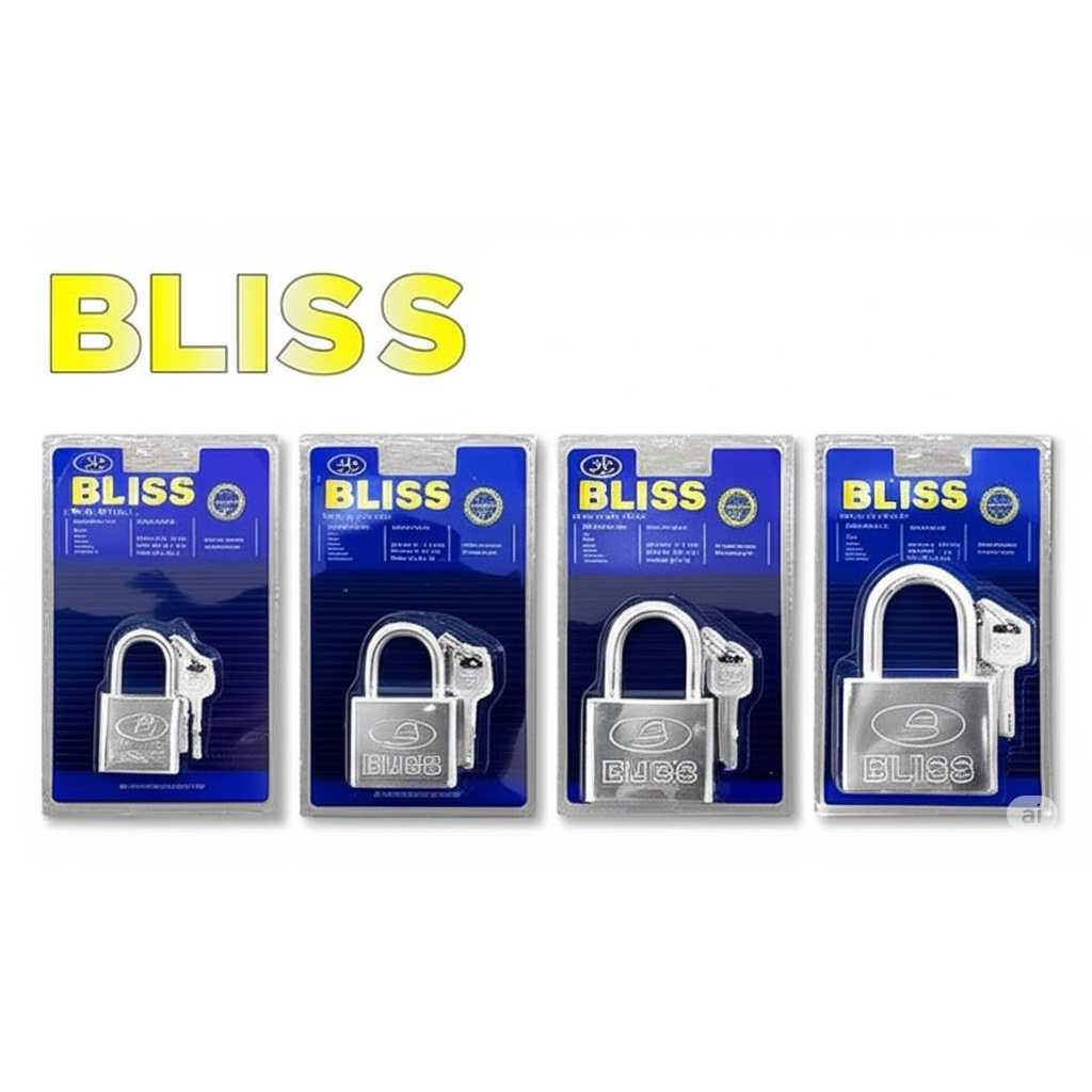 BLISS กุญแจระบบลูกปืนอย่างดี พร้อมลูกกุญแจ 3 ดอก