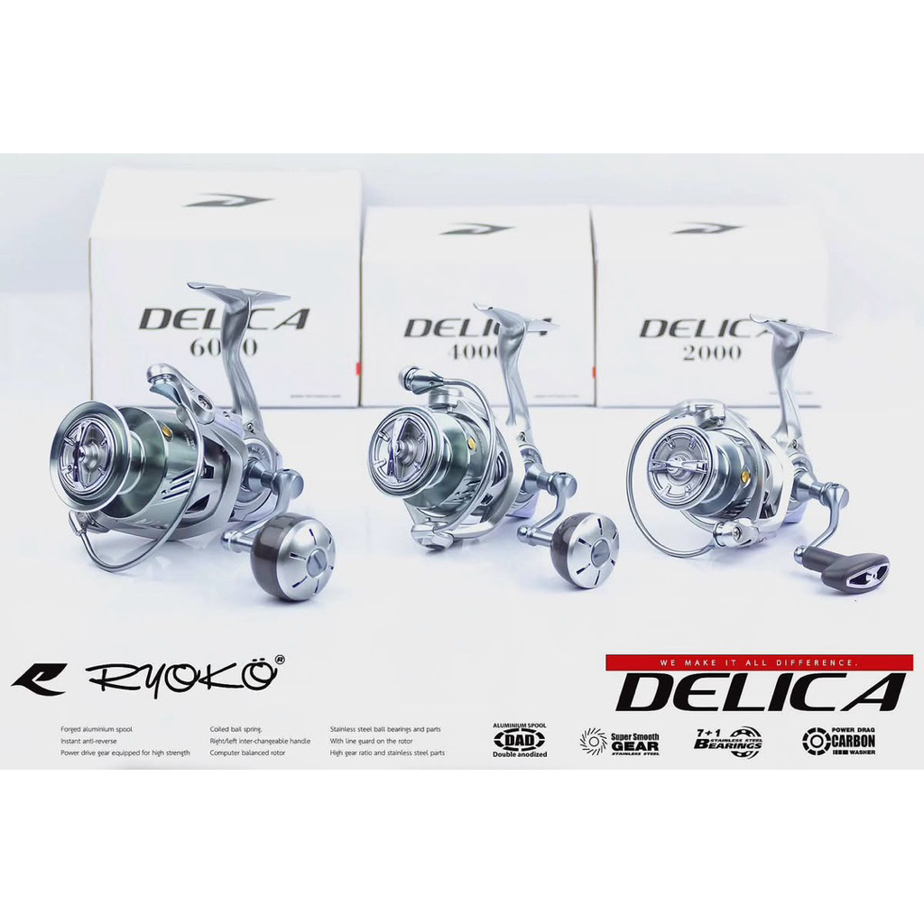 RYOKO DELICA มีถุงรอกให้ รอกสปินนิ่ง 2026 Series เดลิก้า เรียวโก๊ะ