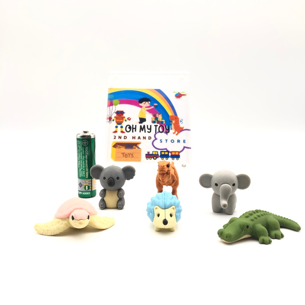 ยางลบ iwako ยางลบรูป สัตว์ ของใช้ สินค้าญี่ปุ่นมือ2 iwako eraser