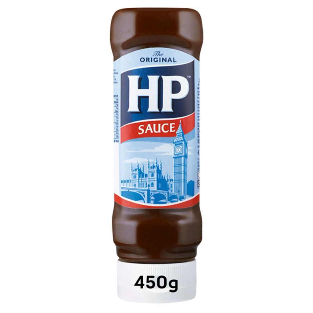 HP The Original HP Sauce 450 g.-ซอสเปรี้ยว HP เป็นซอสบราวน์สัญชาติอังกฤษ 450กรัม.