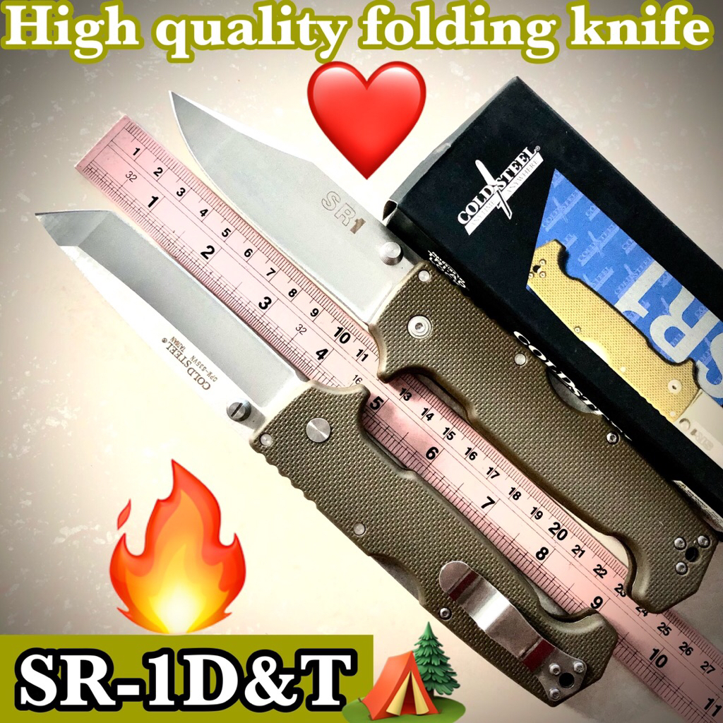 High quality folding knife SR-1D&T for collection and use camping 🏕️
