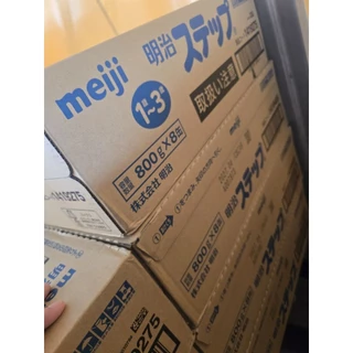 (พร้อมส่ง/ส่งด่วน)​‼️ของแท้นำเข้าเอง🇯🇵(ยกลัง)ของแท้‼️Meiji​ Step milk 1-3ปี​ exp.2027.10
