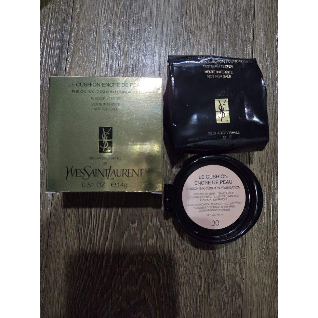 [ส่งต่อของแท้ 100%] คุชชั่น YSL Le Cushion Encre De Peau Cushion Foundation อ่านรายละเอียดก่อนสั่งซื