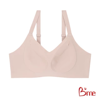 B'me เสื้อชั้นในไร้ขอบ level 1 ฟองบาง รุ่น ME1A3Y สีโอวัลติน สีเบจ