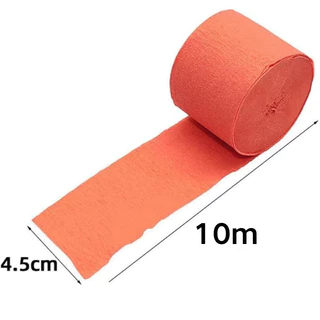 ม้วนกระดาษย่น creping paper ม่านสายรุ้ง 60 เมตร กระดาษทำฉาก ตกแต่งงานปาร์ตี ส่งสินค้าทุกวัน