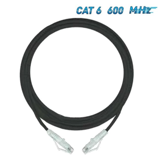 LAN (สายแลน) LINK US-5140SS-X CAT6 Small Patch Cord 28 AWG LSZH 0.5 M. ( Blue / Black )-รับประกัน 30 ปี