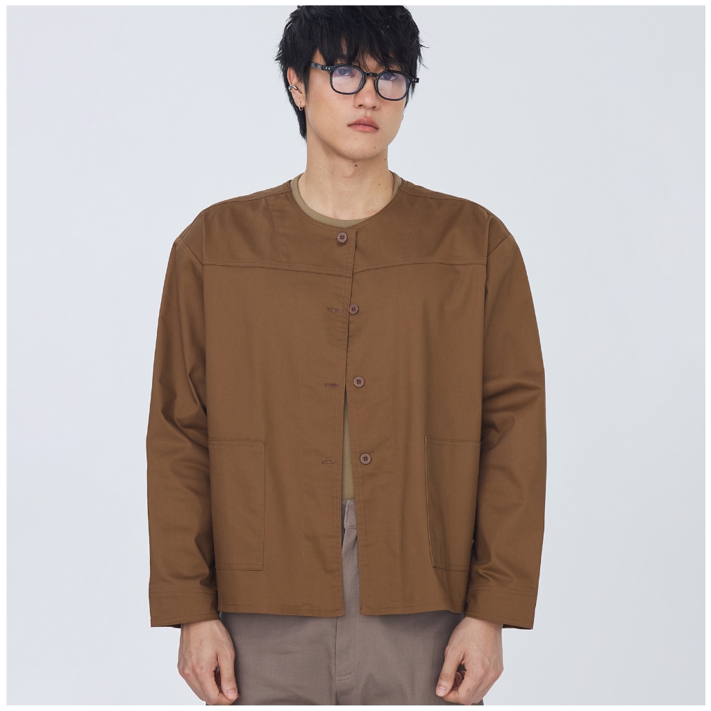 I FOUND YOU JACKET (BROWN) - เสื้อแจ็คเก็ต