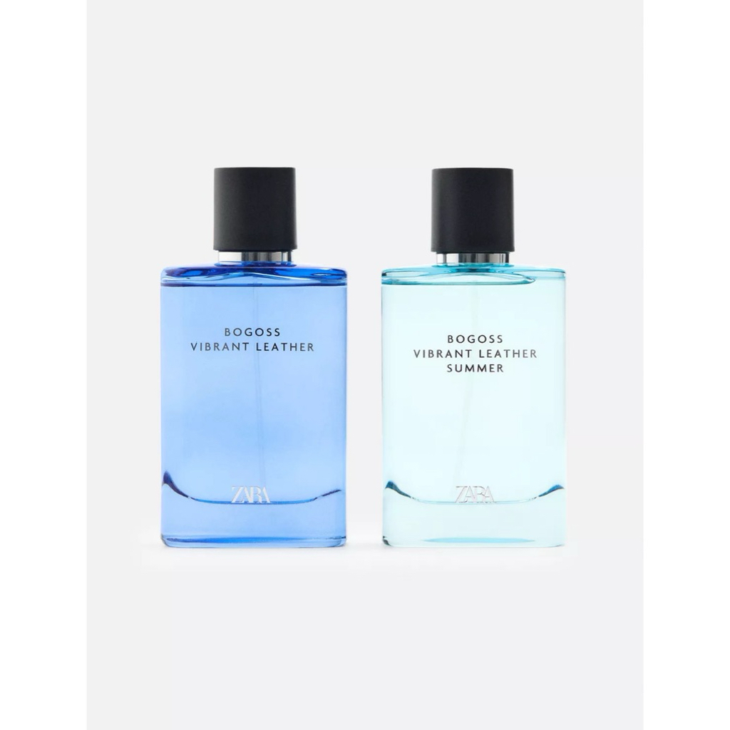 (น้ำหอมzara) น้ำหอมผู้ชาย  แพคคู่ Bogoss vibrant leather + Bogoss vibrant leather Summer 100 Ml. EDP แท้ 💯 จาก Shop