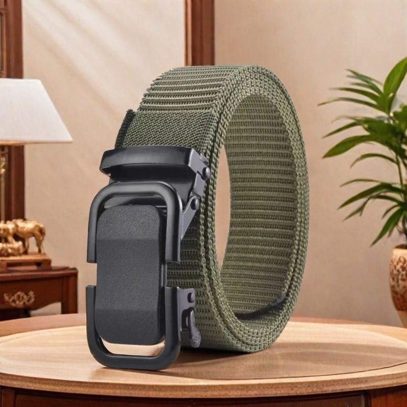 พร้อมส่ง เข็มขัดผู้ชาย  ยาว120cm กว้าง3.8cm หัวล็อคอัตโนมัติ