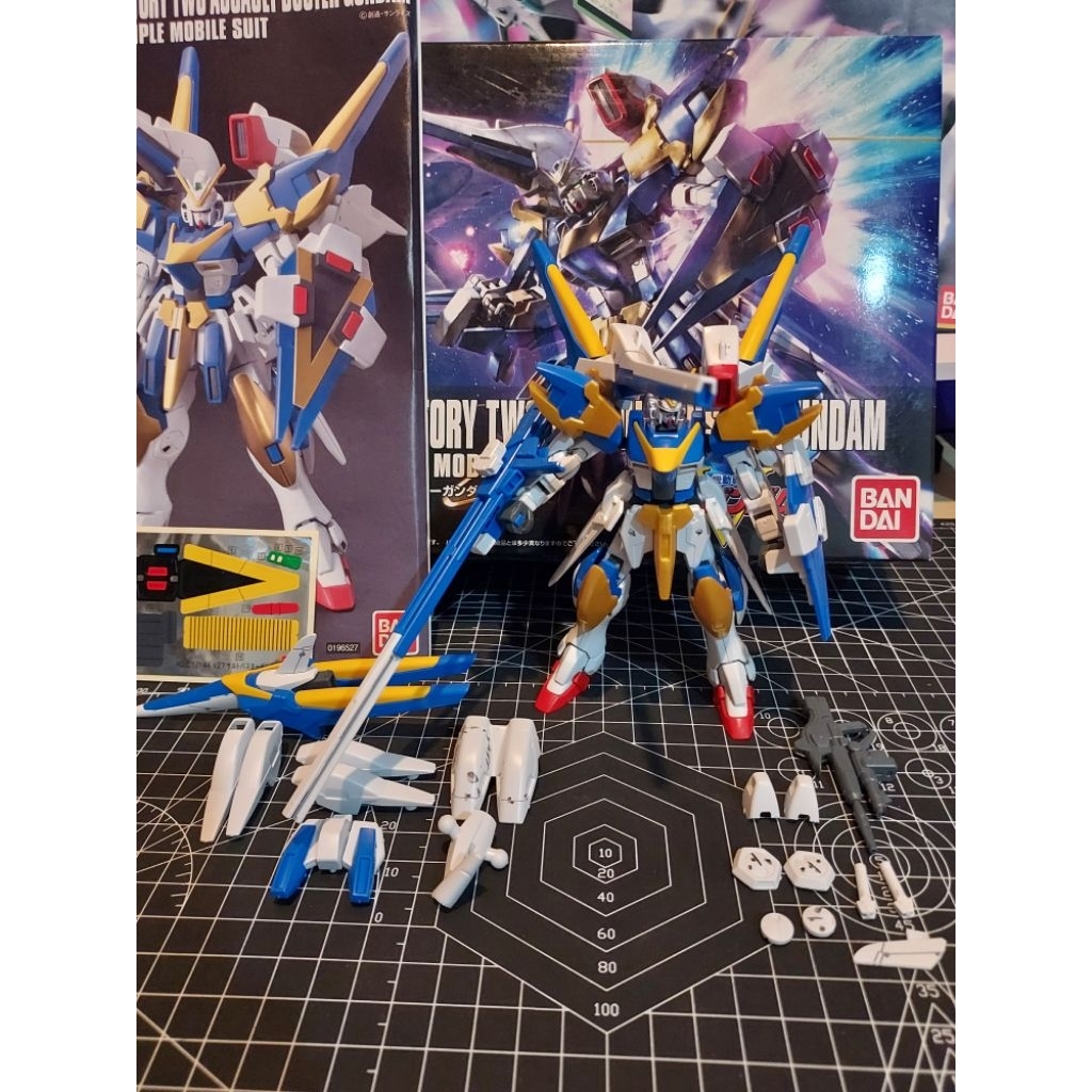 HG 1/144 VICTORY TWO ASSAULT BUSTER GUNDAM Bandai มือสองประกอบเเล้ว