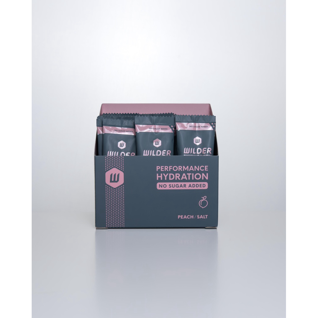 ส่งด่วน Wilder Peach / Electrolytes – Fast Hydration, Zero Sugar เกลือแร่ไร้น้ำตาล รสพีช (30-Pack)