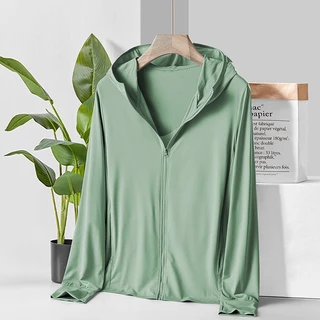 12สี เสื้อฮู๋ตกันเเดด เสื้อเเจ็ตเก็ตกัน UV พร้อมหมวก กันยูวี99% ผ้านุ่ม#J2340