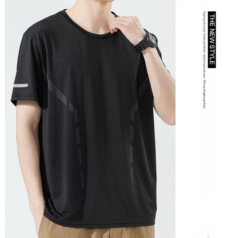 เสื้อยืดแขนสั้นแฟชั้นผู้ชาย สวมใส่สบาย ใส่ทำกิจกรรมกลางแจ้ง SGY-15