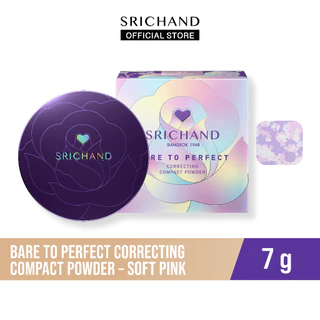 SRICHAND แบร์ ทู เพอร์เฟคท์ คอร์เรคติ้ง คอมแพค พาวเดอร์ ซอฟท์ พิงค์ Bare to Perfect Correcting Powder Soft Pink 7g