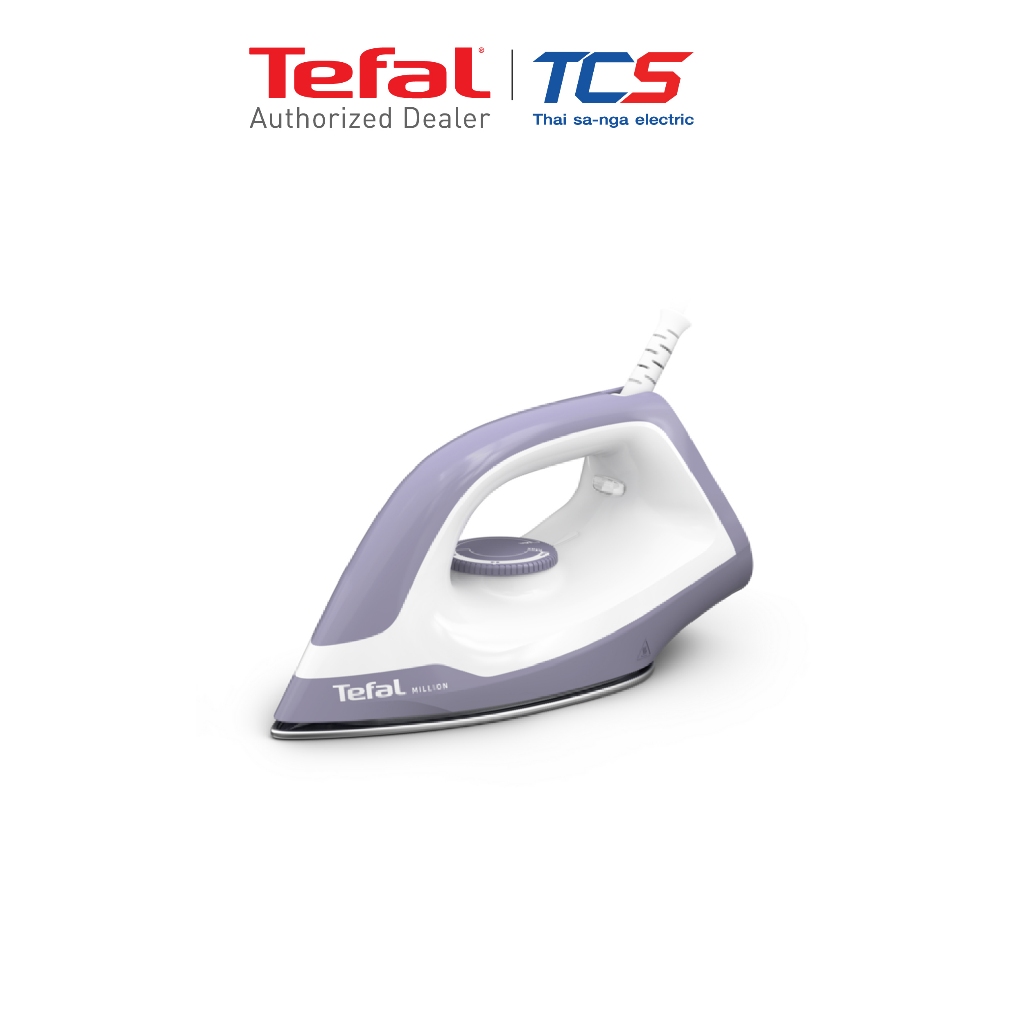 Tefal เตารีดแห้ง FS2623T0 1200 วัตต์ รีดลื่น หน้า Non-Stick IRON Million