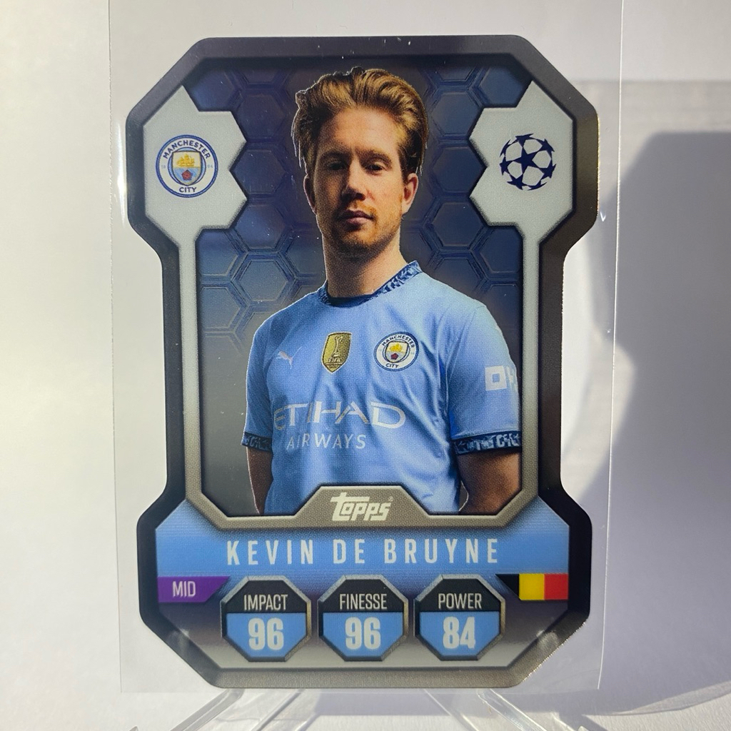การ์ดนักฟุตบอล สำหรับสะสม KEVIN DE BRUYNE, MANCHESTER CITY, TOPPS
