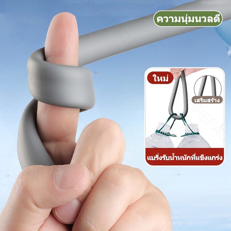 สายฝักบัว สายฉีดชำระ สายยางยืดหยุ่น ป้องกันการพันกัน 1.5 m/2m/2.5m สายฝักบัวซิลิโคน ท่อน้ำร้อนกันระเบิด - รูปที่ 5