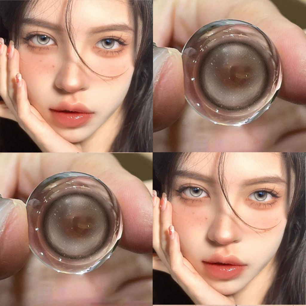 New❗[0~600°] 【Buy 2 แถม ลิปสติก+ตลับ】Midroo✨ [COD]รุ่นใหม่ เลนส์บิ๊กอายน่ารัก ตาประกาย Brown/Grey-14.5รายเดือน - รูปที่ 5