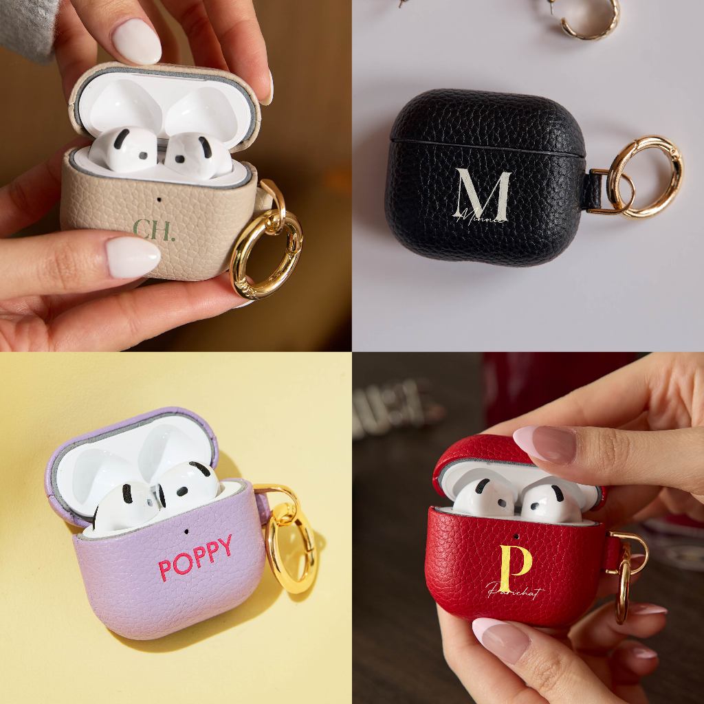 MUSE - (for AirPods Gen1/2) Personalized  Pebbled Airpods Case