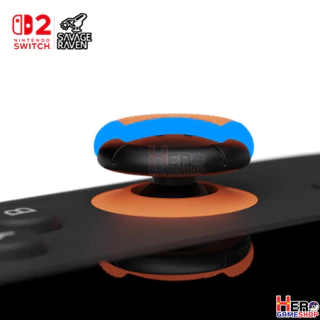 Savage Raven by Skull & Co. Thumb Grip Set for Nintendo SWITCH 2 🎮เซ็ทอนาลอค 3 แบบ 6 ชิ้น🎮พร้อมส่งจากไทย